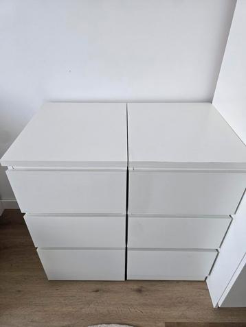 2 ikea malm lade kast