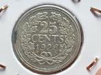 25 cent 1926 zilver nr.7 (08), Postzegels en Munten, Munten | Nederland, Ophalen of Verzenden, Koningin Wilhelmina, 25 cent, Zilver