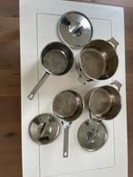Pannenset Ikea, Huis en Inrichting, Keuken | Potten en Pannen, Ophalen of Verzenden, Zo goed als nieuw, Rvs, Pannenset