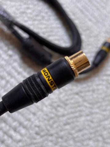 Monster coax kabel (2x) beschikbaar voor biedingen