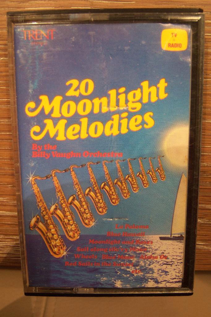 Muziekcassette 20 Moonlight Melodies Billy Vaughn uit 1978, Cd's en Dvd's, Cassettebandjes, Gebruikt, Origineel, Jazz en Blues