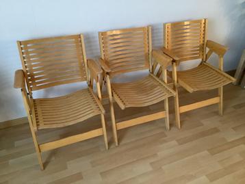 3 Rex stoelen Nico Kralj 1956 , prijs is voor 3 stoelen beschikbaar voor biedingen