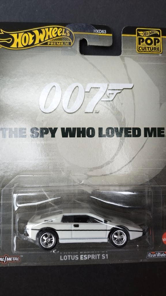 Lotus Esprit James Bond 007 1:64 Hot Wheels Premium Pol, Hobby en Vrije tijd, Modelauto's | Overige schalen, Nieuw, Auto, Ophalen of Verzenden