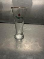 6 Carlsberg bier glazen oud type nieuw in doos, Verzamelen, Ophalen, Zo goed als nieuw, Glas of Glazen, Overige merken