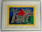 Corneille "Vrouw met kat", Antiek en Kunst, Kunst | Litho's en Zeefdrukken, Ophalen