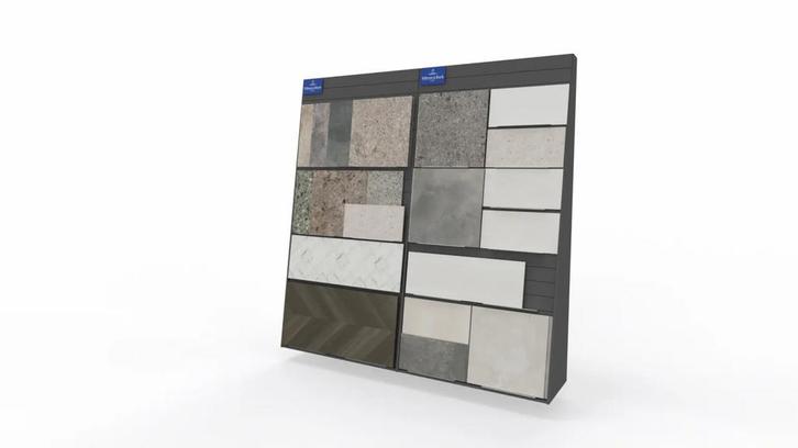 Tegel presentatie kasten, zwart, 14st, 120cm x 150cm x 36cm, Zakelijke goederen, Kantoor en Winkelinrichting | Kantoormeubilair en Inrichting