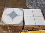 Vloertegels wit en blauw - 2m2, Ophalen, Zo goed als nieuw