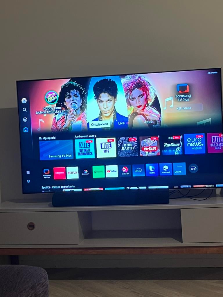 Samsung 55 inch, Ophalen of Verzenden, Zo goed als nieuw, 100 cm of meer, Samsung