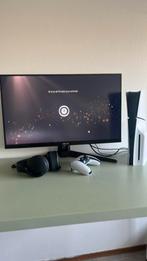 Ps5 disc met monitor en headset en games, HDMI, 101 t/m 150 Hz, Zo goed als nieuw, 1 tot 2 ms