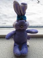 Konijn haas paashaas merk Milka paars met blauwe zonnenbril, Ophalen of Verzenden, Zo goed als nieuw, Konijn