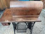 Antieke Singer Naaimachine met Tafel, Antiek en Kunst, Ophalen