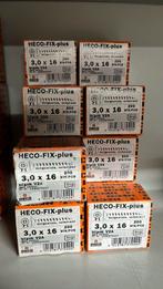 HECO FIX plus schroeven RVS 3.0 x 16 mm PZ1 200 stuks NIEUW, Ophalen of Verzenden, Nieuw, Materiaal