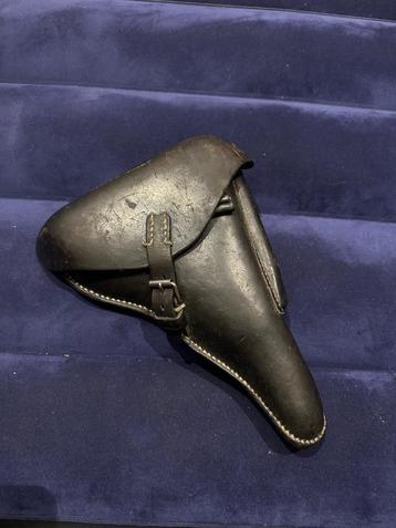 Originele hard Shell luger holster ww2  beschikbaar voor biedingen