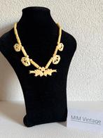 Q335/Antieke oude Zeldzame Gesneden Papegaaien ketting Been, Sieraden, Tassen en Uiterlijk, Antieke sieraden, Verzenden, Overige materialen