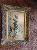 Schilderij met vogels, Antiek en Kunst, Kunst | Schilderijen | Klassiek, Ophalen
