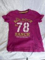 Net t’shirt The big rock mt 110/116, fuchsia roze korte mouw, Ophalen of Verzenden, Zo goed als nieuw, Shirt of Longsleeve