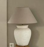 2 Betonlook tafellampen/schemerlampen met licht taupe kap, Ophalen, Zo goed als nieuw, 50 tot 75 cm