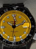 SEIKO 5 SPORTS GMT Skx Yellow style. SSKO17 AUTOMATIC RARE, Sieraden, Tassen en Uiterlijk, Horloges | Heren, Staal, Verzenden