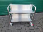 Super stevige RVS Kar Wagen Tafel, Ophalen, Zo goed als nieuw, 70 tot 120 cm