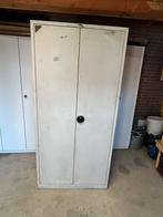 Stalen werkplaats/garage kast, Huis en Inrichting, Kasten | Roldeurkasten en Archiefkasten, Ophalen, Gebruikt, Meerdere deuren