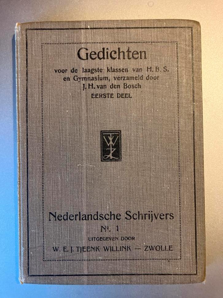Oude dichtbundel voor HBS en Gymnasium, Boeken, Gedichten en Poëzie, Gelezen, Meerdere auteurs, Ophalen of Verzenden
