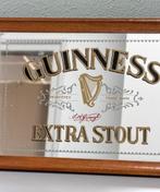 Guinness Extra Stout bier biermerk reclamebord bord spiegel, Ophalen of Verzenden, Zo goed als nieuw, Reclamebord, Plaat of Schild