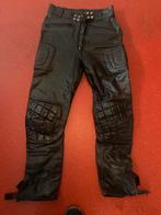 Motorbroek heren zwart leer , geen confectie maat taille, Ophalen of Verzenden, Tweedehands, Heren, Broek | leer
