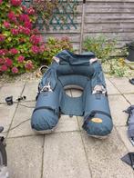 Opblaasbare boot + float tube met pomp, peddels en stoel, Ophalen, Gebruikt, Overige typen