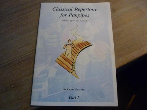 Costel Puscoiu: Classical Repertoire; Panfluit - Part 1 + CD, Muziek en Instrumenten, Bladmuziek, Zo goed als nieuw, Les of Cursus