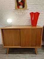 Vintage kastje / dressoir greeploze schuifdeurtjes, Huis en Inrichting, Kasten | Overige, Ophalen, Gebruikt, ., .