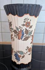 Vaas Flora Gouda plateel Holland, Antiek en Kunst, Ophalen of Verzenden