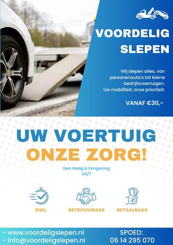 **Sleepdienst Den Haag & Omgeving: Particulier & Garage** beschikbaar voor biedingen