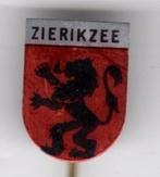 Speldje WAPEN ZIERIKZEE LEEUW (A8), Verzamelen, Speldjes, Pins en Buttons, Verzenden, Zo goed als nieuw, Overige onderwerpen