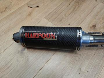 Motor uitlaatdemper Harpoon, met RVS spruitstuk + klem beschikbaar voor biedingen