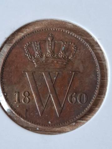 Cent 1860 in een bijzonder mooie kwaliteit. Geen slijtage! beschikbaar voor biedingen