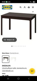 ekedalen uitschuifbare tafel ikea, Ophalen, Zo goed als nieuw, Rechthoekig, 50 tot 100 cm
