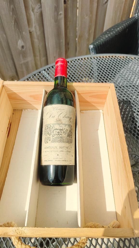 Chateau Du Chay 1975, Verzamelen, Wijnen, Nieuw, Rode wijn, Frankrijk, Vol, Ophalen of Verzenden