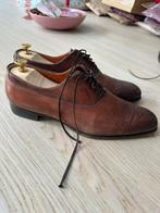 Santoni bruine veterschoenen maat 44, Bruin, Ophalen of Verzenden, Zo goed als nieuw, Santoni