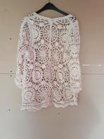 Gehaakt vestje beige one size, Verzenden, Nieuw, Beige