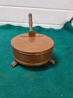 Kruimelvanger pan rood koper vintage, Ophalen of Verzenden