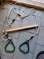 Rekstok met ringen en schommel, Kinderen en Baby's, Speelgoed | Buiten | Speeltoestellen, Ophalen, Zo goed als nieuw, Schommel