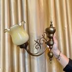 WANDLAMP FLEUR VINTAGE, Ophalen of Verzenden, Glas