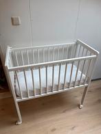 Co sleeper Witte Wieg met Matras, Ophalen, Zo goed als nieuw, Wieg