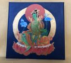 Schilderij Groene Tara, Ophalen of Verzenden