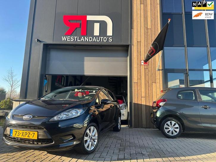 Ford Fiesta 1.25 Champion/Zwart- metallic/airco/LM-velgen/NA, Auto's, Ford, Bedrijf, Te koop, Fiësta, ABS, Airbags, Airconditioning