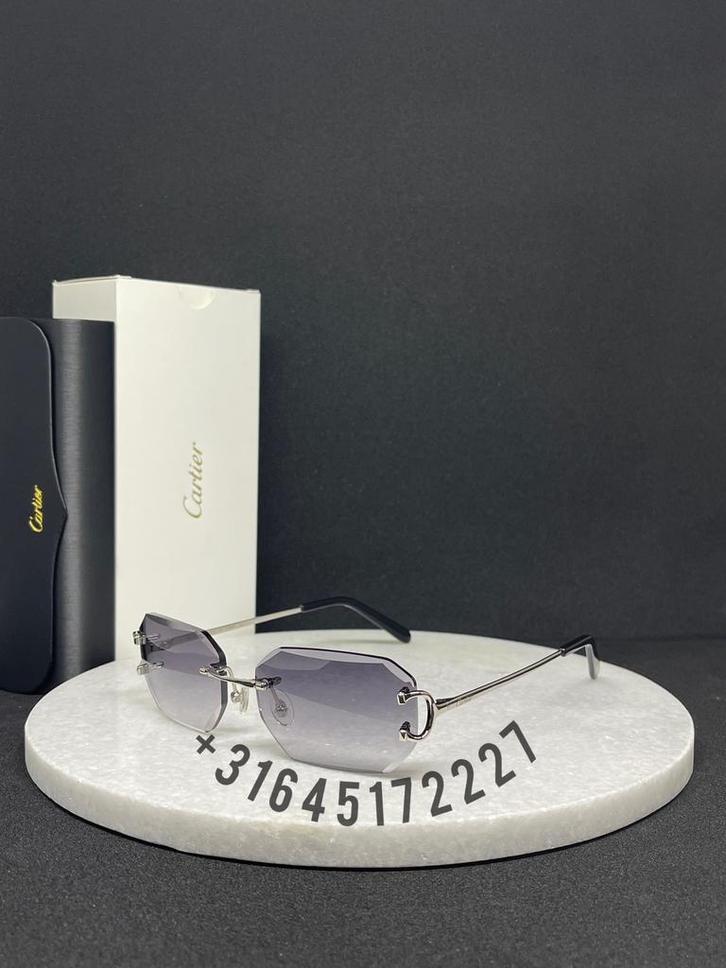 ACTIE: NIEUWE CARTIER BRIL 2025, Sieraden, Tassen en Uiterlijk, Zonnebrillen en Brillen | Heren, Nieuw, Bril, Overige merken, Zwart