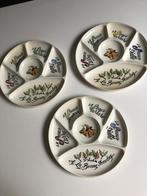 3 Fondueborden Gien, Antiek en Kunst, Ophalen of Verzenden