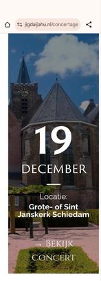 2:Jigdaljahu kaarten gezocht voor 19 december, Tickets en Kaartjes, Evenementen en Festivals, Twee personen