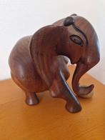 zeer mooie houten olifant, Ophalen of Verzenden