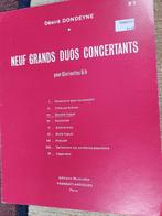 Double Fugue - klarinet duet klassiek (Dondeyene), Verzenden, Klassiek, Zo goed als nieuw, Klarinet